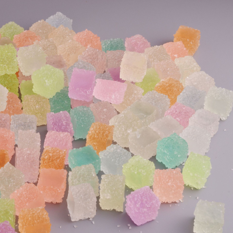 Resin Food Decor Factory - OEM Custom Simulated Ice Cubes