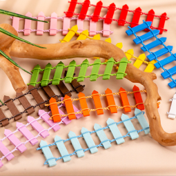 Wooden Fence Ornament Factory - OEM Custom Moss Landscape Decor