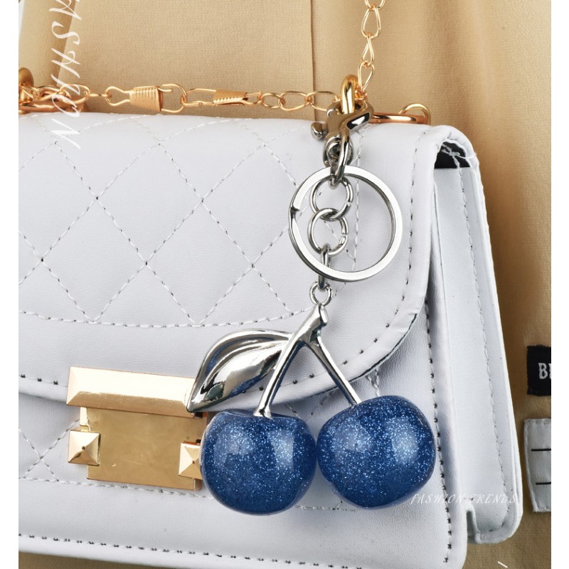 Cherry Keychain Supplier - OEM Custom 3D LED Red Fruit