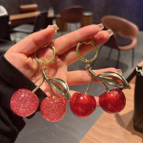 Bag Charm Factory - Luxury Apple Cherry Fruit Pendant