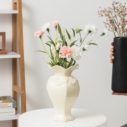 Wave Edge Vase Manufacturer - Hexagonal Relief Art