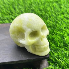 Stone Craft Manufacturer - Obsidian Human Skeleton Decoration