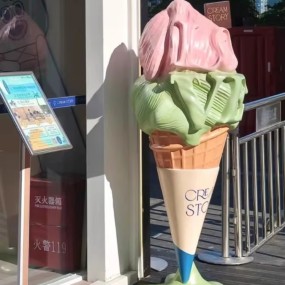 Dessert Store Factory - Ice Cream Entrance Fiberglass Sculpture