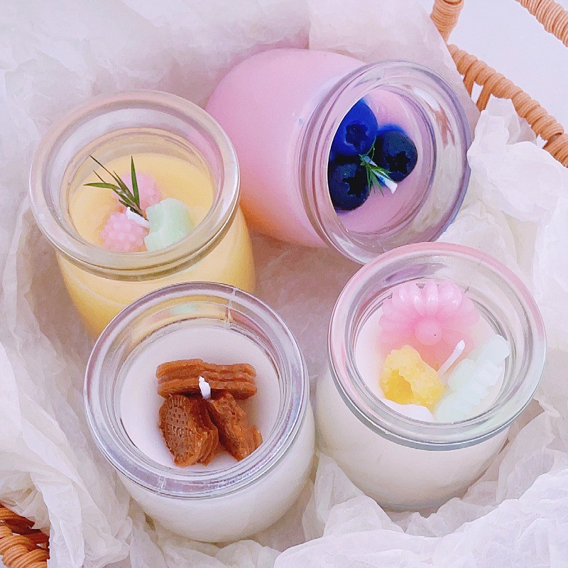 Dessert Candle Manufacturer - Soy Wax Pudding Glass