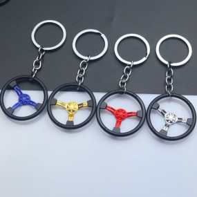 Steering Wheel Keychain Factory - OEM Racing Car Model Design