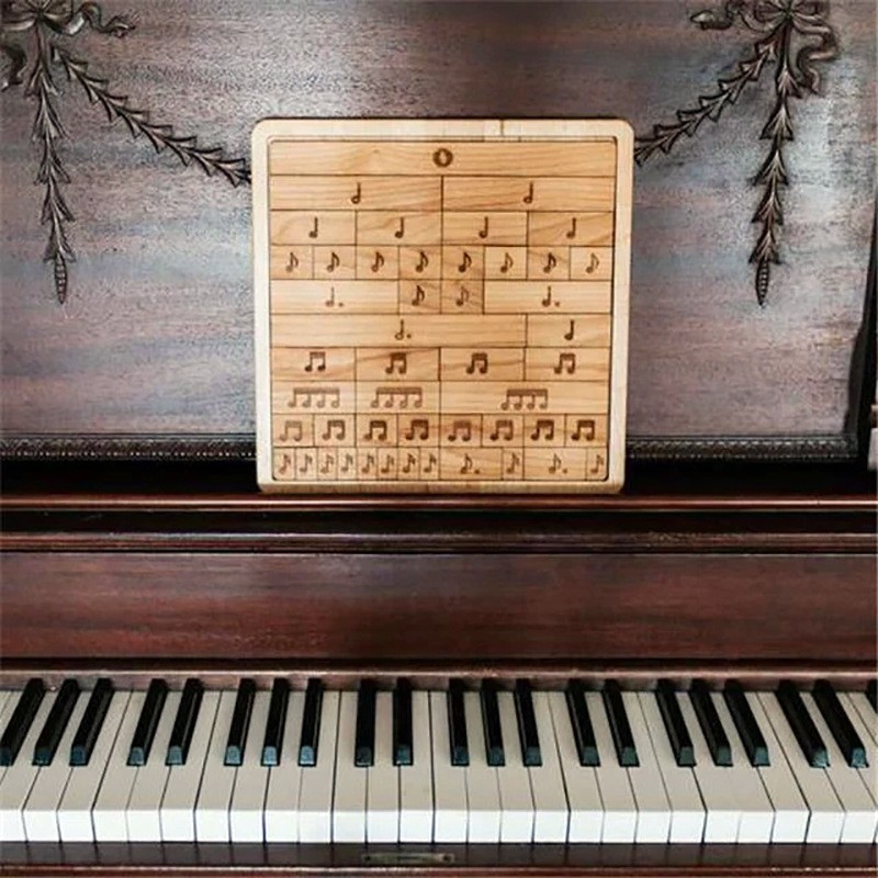 Wooden Puzzles Supplier - OEM Music Notes Math Learning
