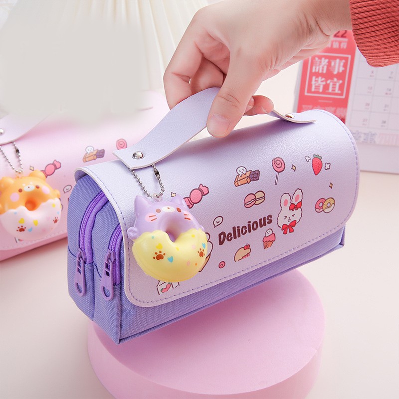 Soft Pencil Case Supplier - OEM Pendant Style Student Gift