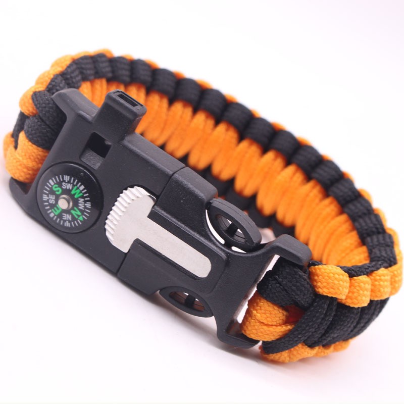 Survival Bracelet Supplier - OEM Multi-function Compass Whistle