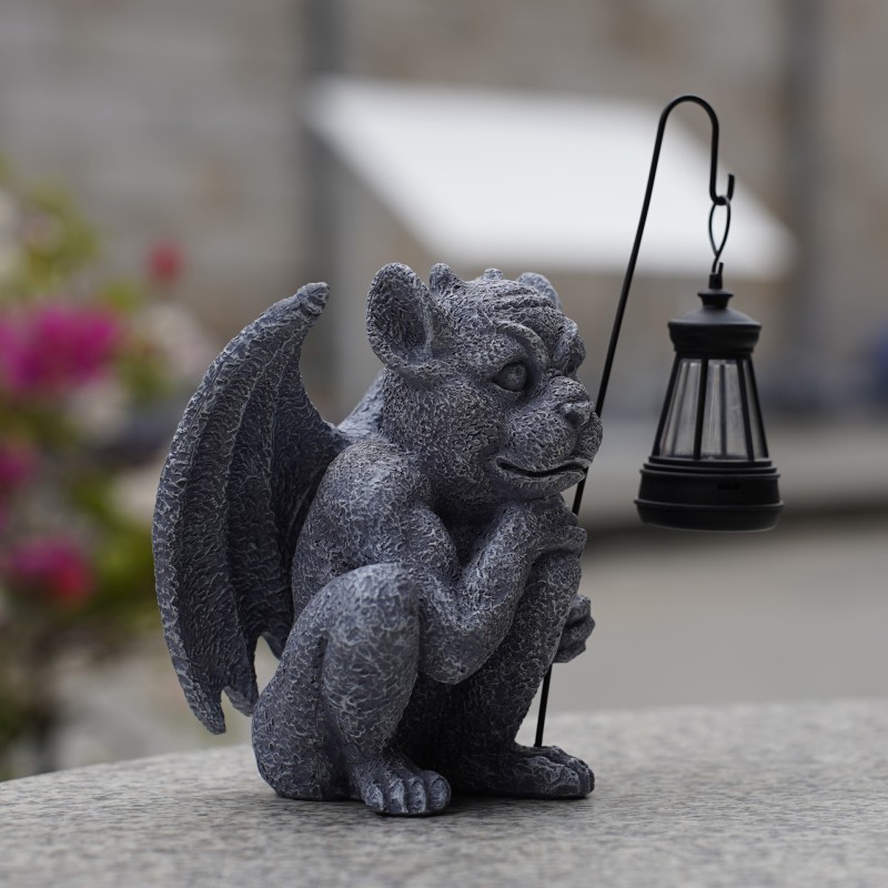 Garden Lights Factory - OEM Gothic Gargoyle Solar Lamp