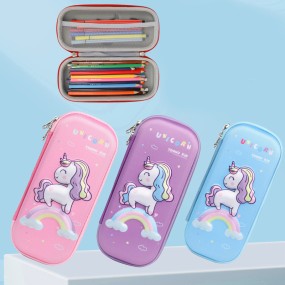 Pencil Case Supplier - OEM 3D EVA Unicorn Stationery Box