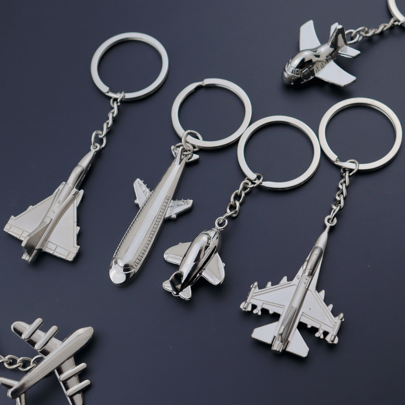 Airplane Keychain Manufacturer - OEM Metal Aircraft Model