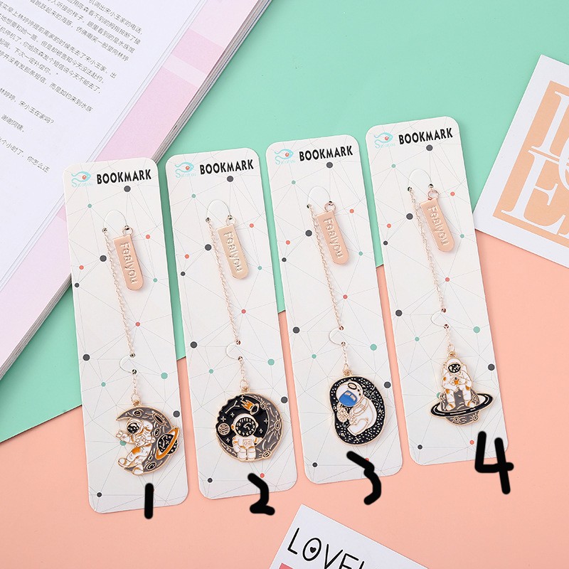 Metal Bookmark Factory - OEM Astronaut Book Clip Design