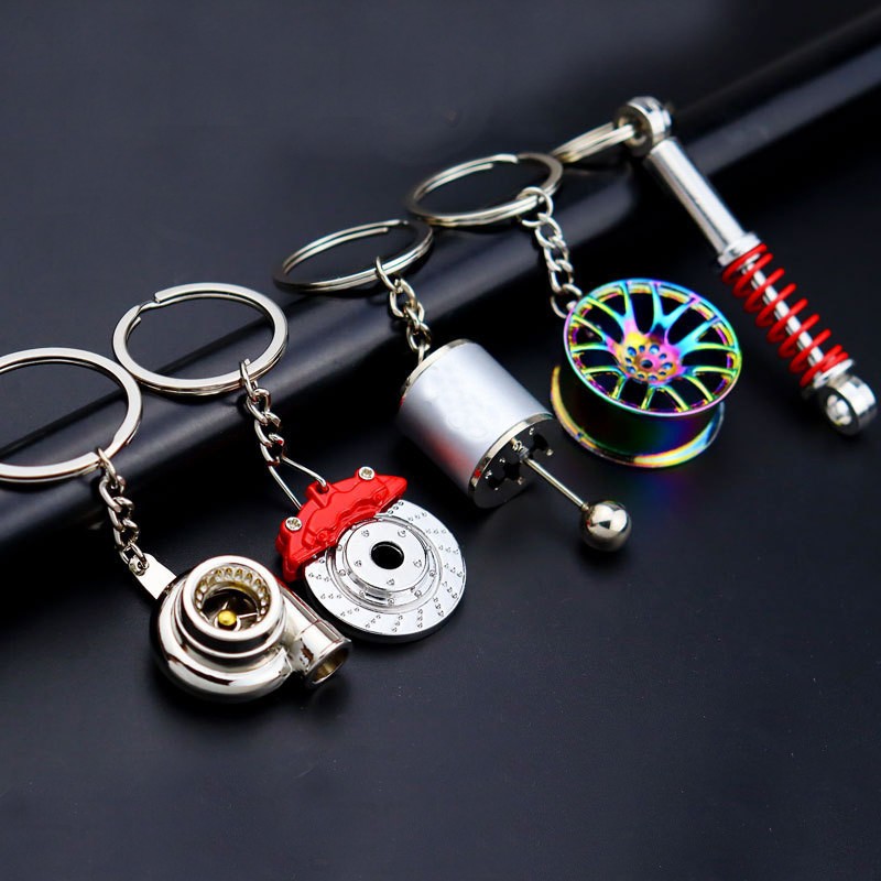 Auto Keychain Manufacturer - OEM Mini Turbo Hub Pendant