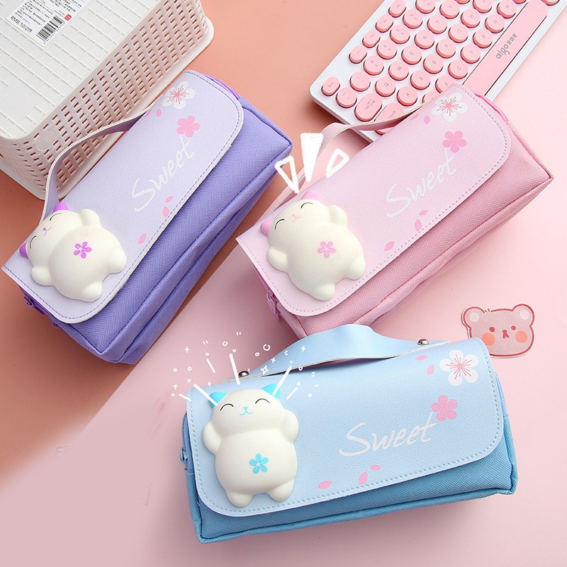 Decompression Pencil Case Supplier - OEM Portable Cartoon Design