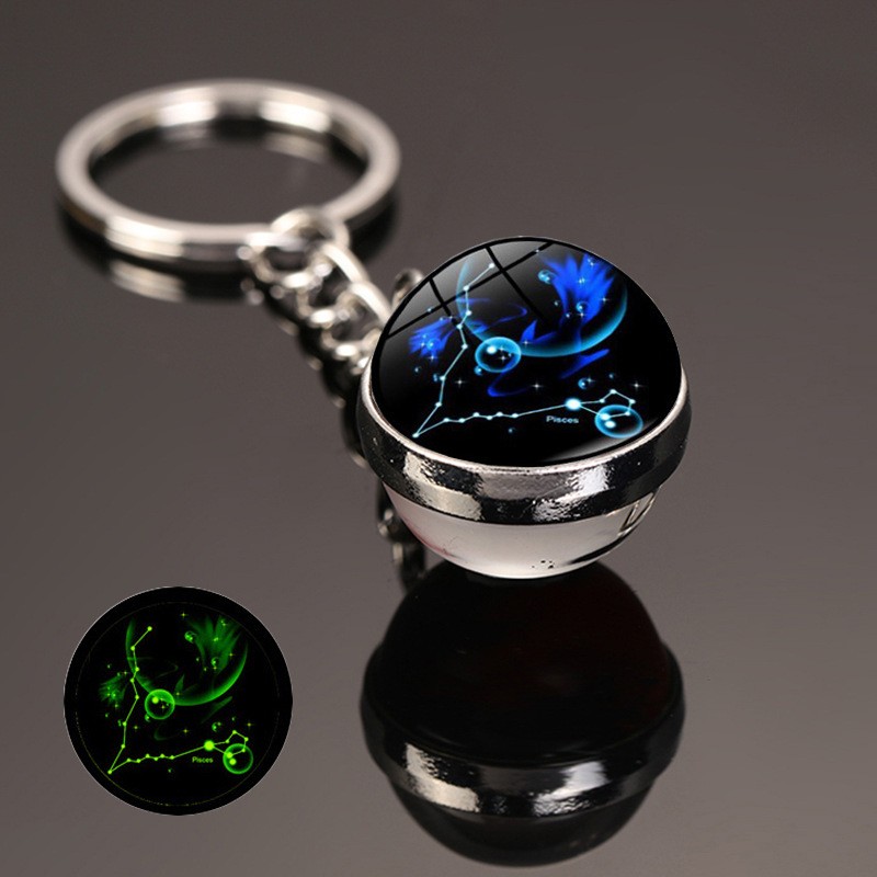 Zodiac Keychain Factory - OEM Luminescent Metal Pendant
