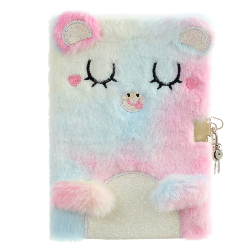 Plush Notebook Manufacturer - OEM Lockable A5 Diary Organizer