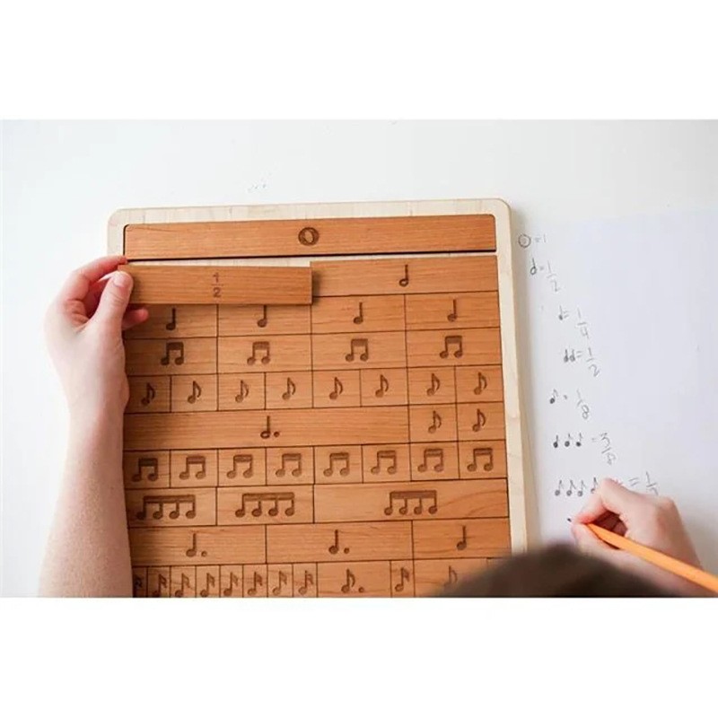 Wooden Puzzles Supplier - OEM Music Notes Math Learning