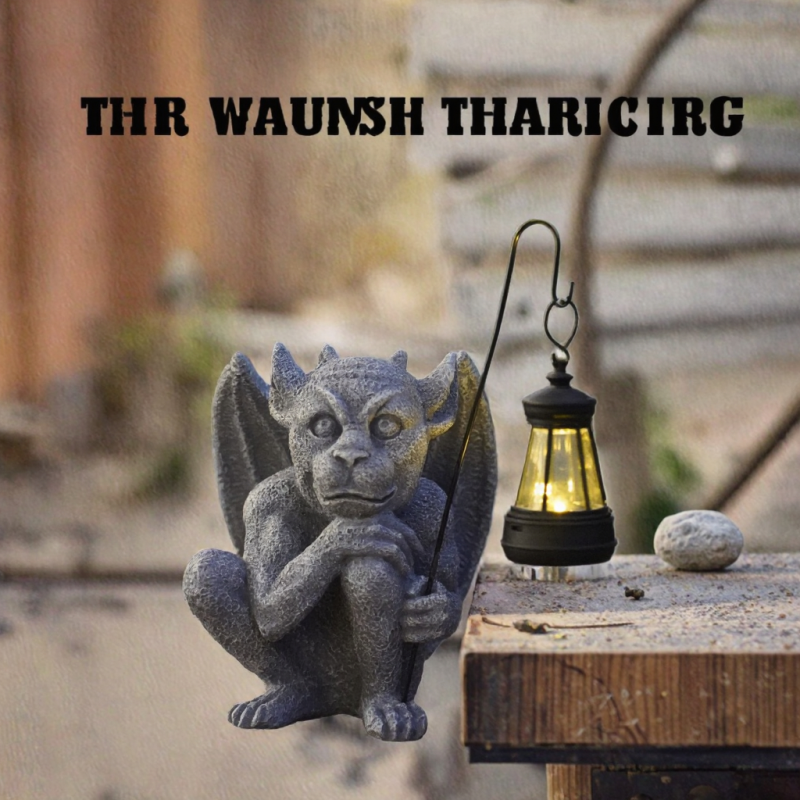 Garden Lights Factory - OEM Gothic Gargoyle Solar Lamp