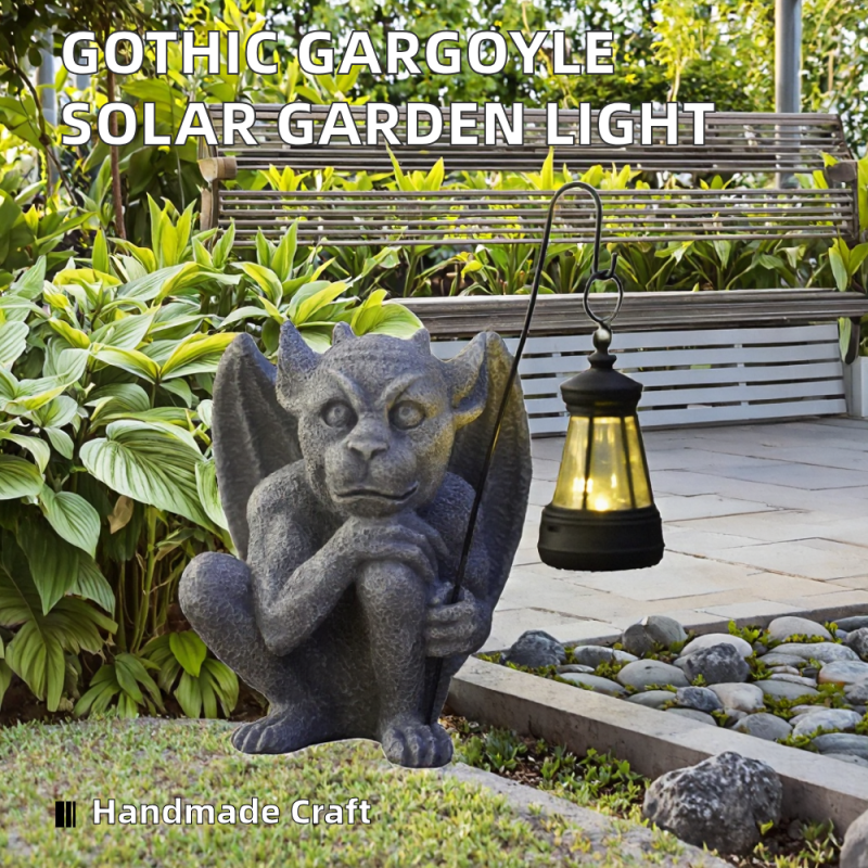 Garden Lights Factory - OEM Gothic Gargoyle Solar Lamp