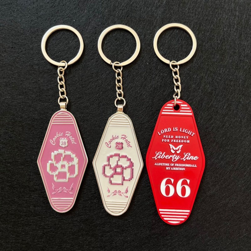 Hotel Keychain Manufacturer - Metal Room Number Key Chain