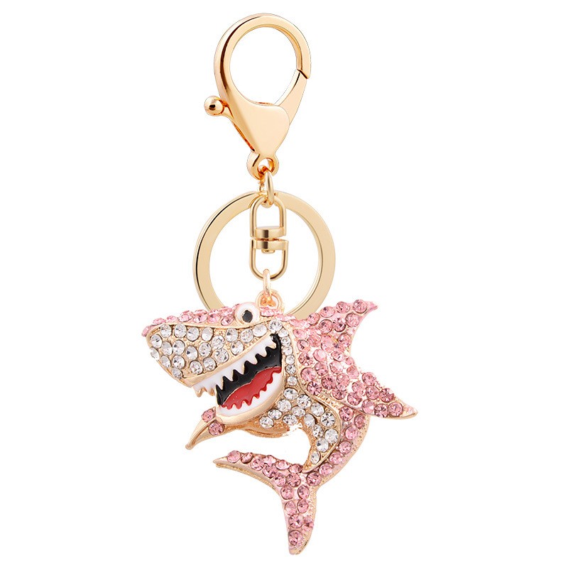 Rhinestone Keychain Factory - Shark Charm Ocean Animal Pendant