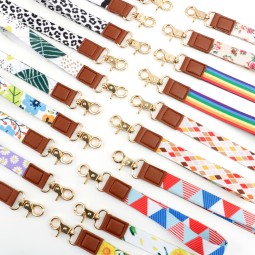 Key Strap Factory - Leather Wristlet ID Badge Holder