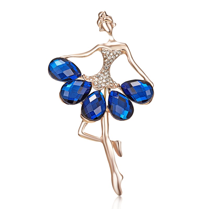Ballet Brooch Factory - Diamond Studded Dance Pin