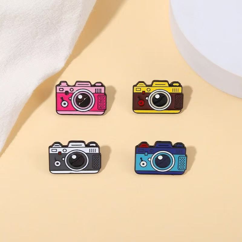 Camera Brooch Factory - Enamel Cowboy Lapel Pin