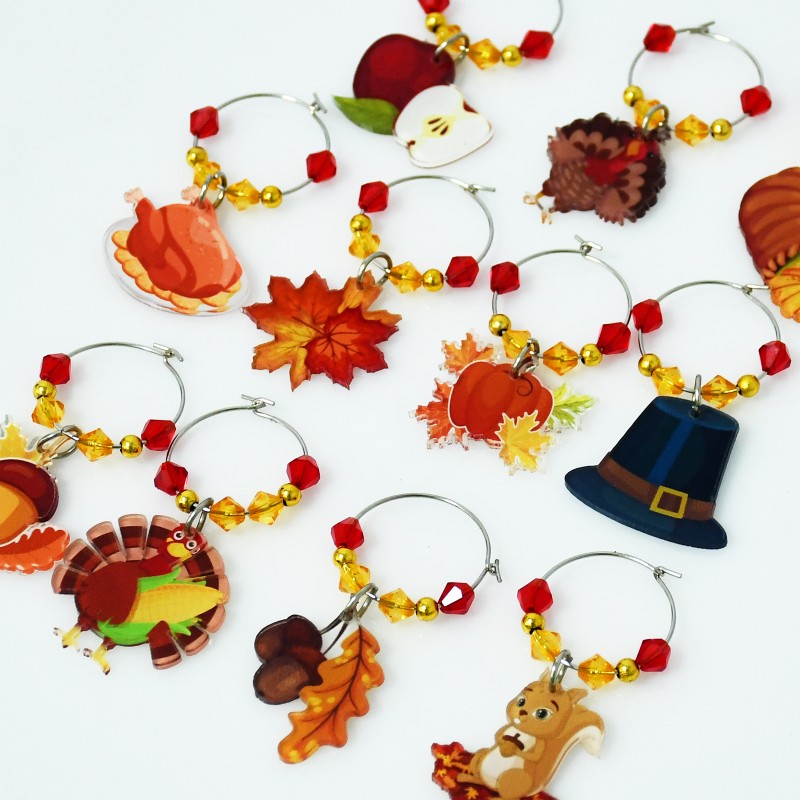 Wine Charm Factory - Acrylic Cup Marker Party Decor