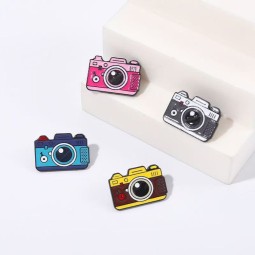 Camera Brooch Factory - Enamel Cowboy Lapel Pin