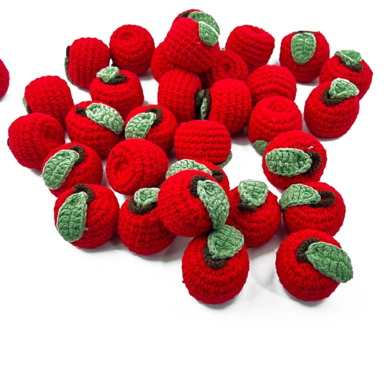 Knitted ornament Factory - Fruits Flowers Crochet Decor