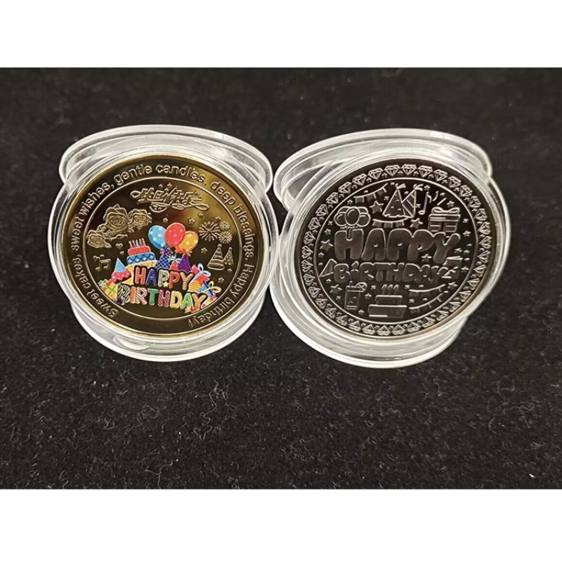 Birthday Coin Factory - 3D Engraved Cake Souvenir Coin