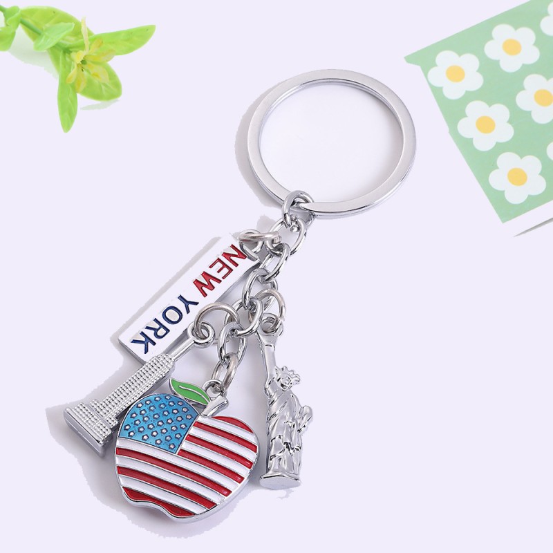 Patriotic Keychain Factory - Metal Statue Theme Souvenir