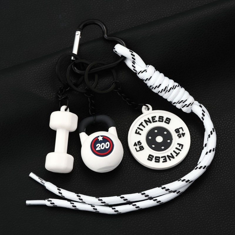 Silicone Keychain Manufacturer - PVC Sport Fitness Charm