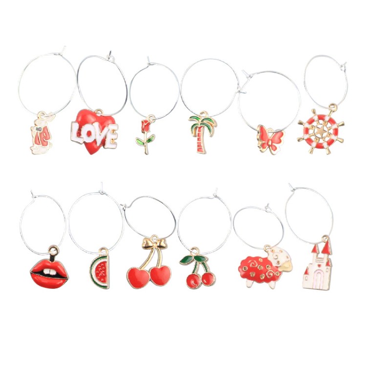 Fruit Ring Manufacturer - Metal Wine Glass Marker