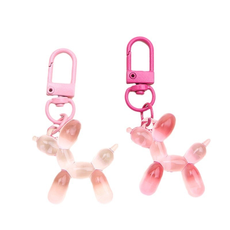 Balloon Dog Keychain Manufacturer - 3D Cartoon Puppy Pendant