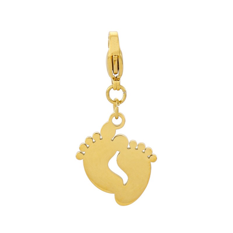 Footprint Keychain Manufacturer - Stainless Steel Baby Jewelry