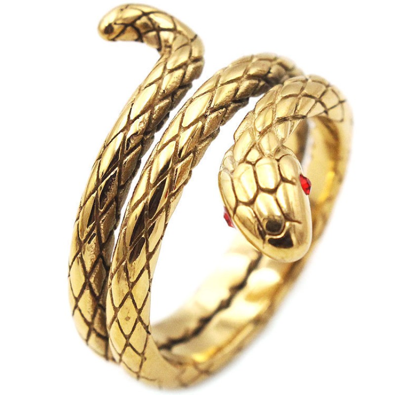 Snake Ring Factory - Punk Style Adjustable Finger Ring