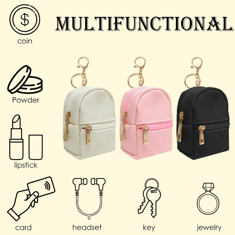 Mini Purse Keychain Manufacturer - Multifunctional PU Coin Bag