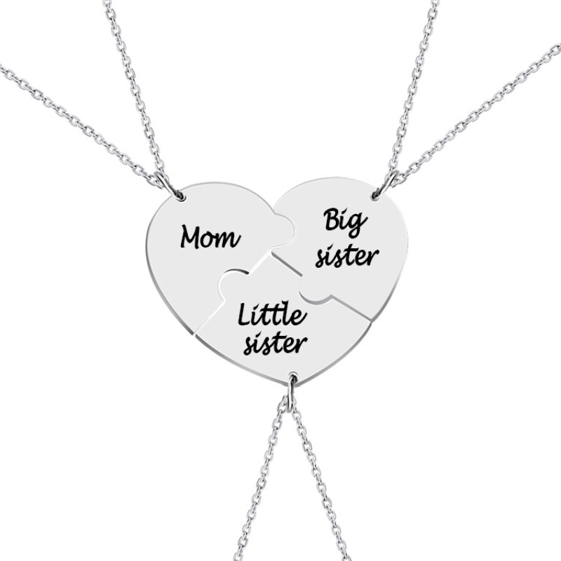 Heart Keychain Factory - Puzzle Couple Keychain Pendant