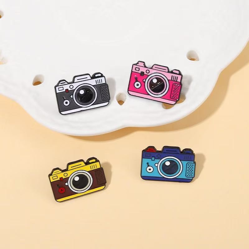 Camera Brooch Factory - Enamel Cowboy Lapel Pin
