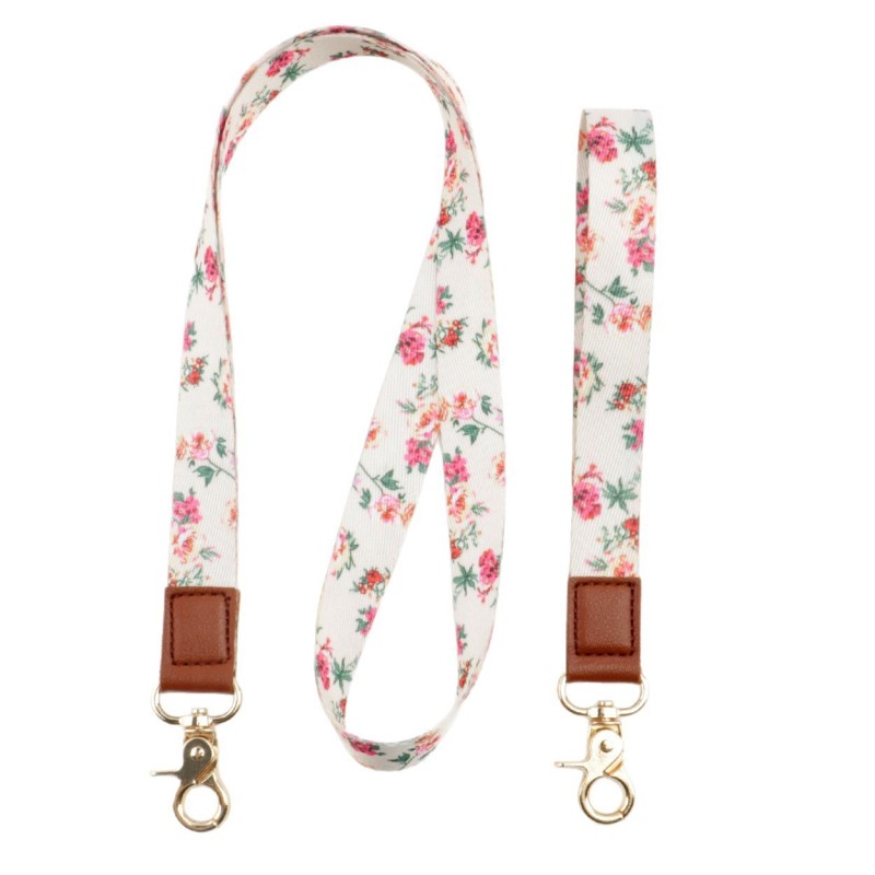 Key Strap Factory - Leather Wristlet ID Badge Holder