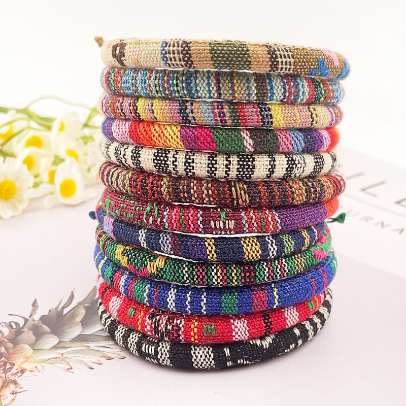 Bracelet Manufacturer - Cotton Linen Braided Summer Bracelet