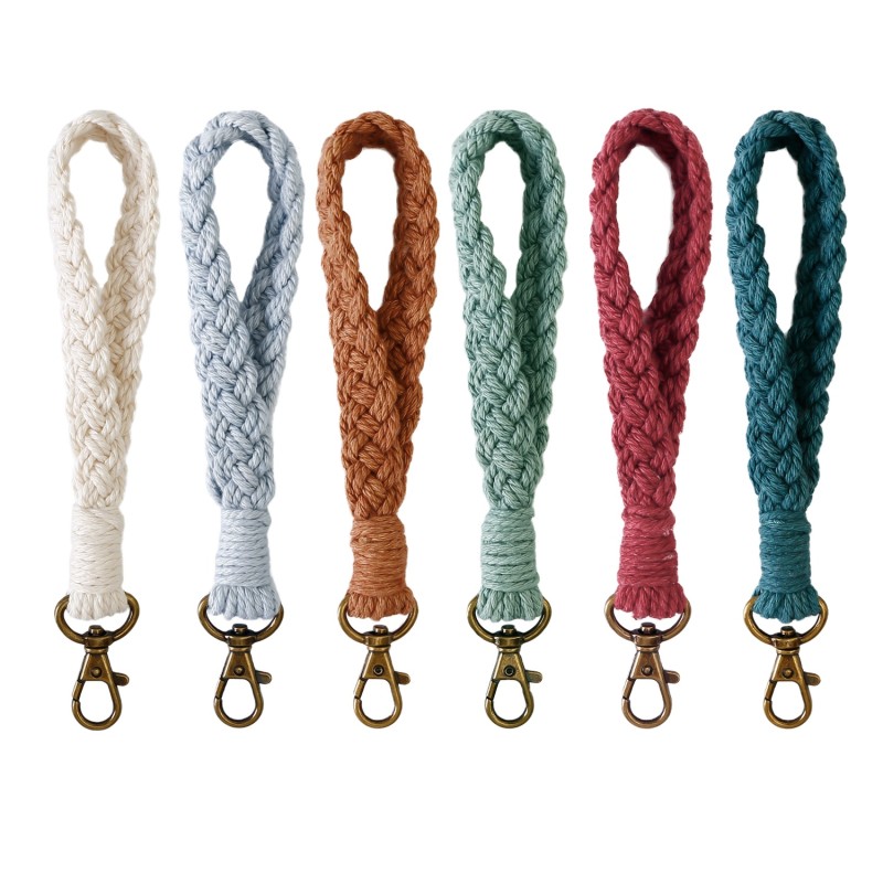 Macrame Keychain Manufacturer - Boho Style Wrist Lanyard