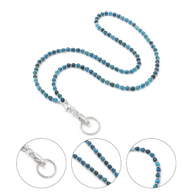 Beaded Lanyard Factory - Natural Stone Neck Strap