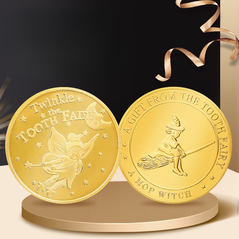 Tooth Fairy Coin Factory - Gold Children's Lucky Coin
