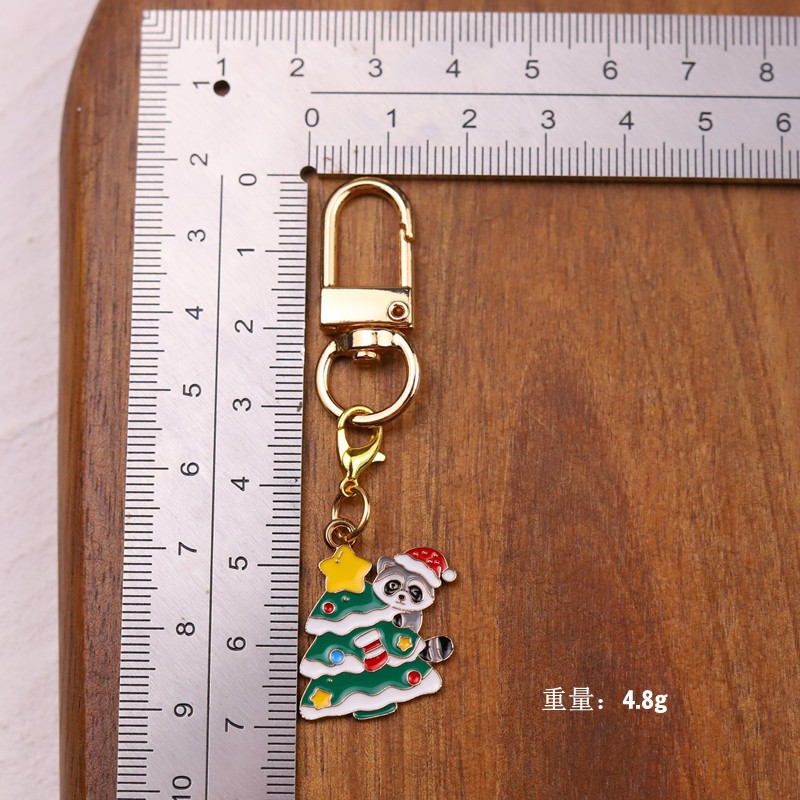 Christmas Keychain Factory - Metal Santa Snowman Pendant