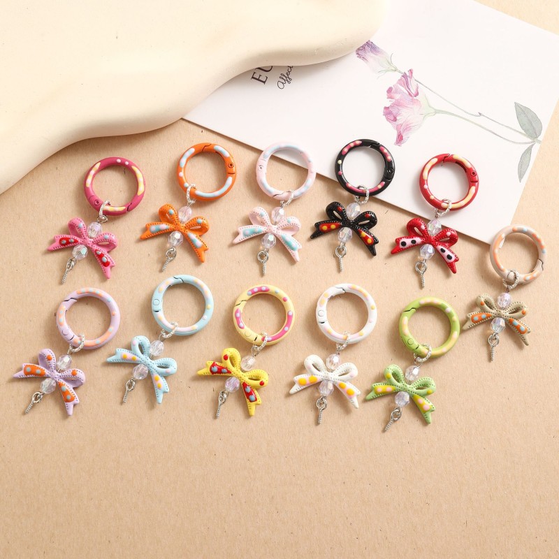 Mobile Chain Factory - Alloy Bow Pendant Phone Chain