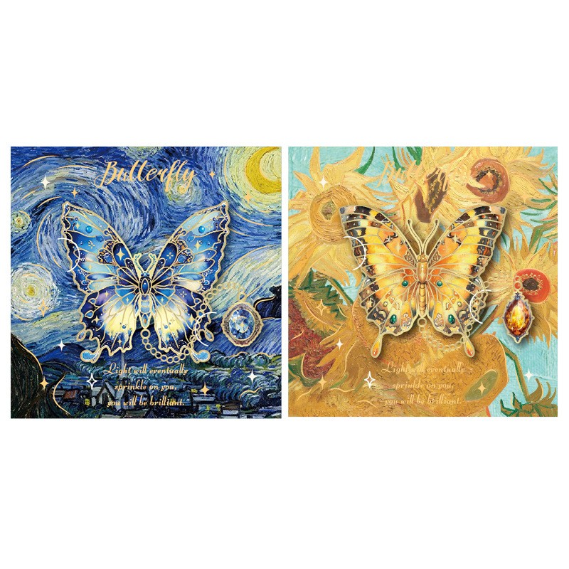 Bookmark Factory - Vintage Butterfly Metal Bookmark