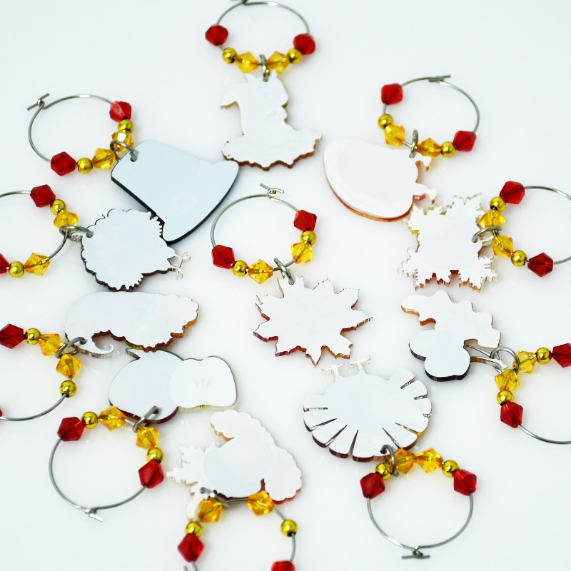 Wine Charm Factory - Acrylic Cup Marker Party Decor